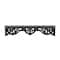 White Wood Farmhouse Wall Shelf, 10" x 48" x 8"